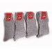 4 Pairs of grey, warm winter ski socks norwegian style.Topquality Material: 92% wool, 8% polyamid.
