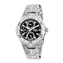 Armitron Men's 204224BKSV Silver-Tone Stainless Steel Multi-Function Round black Dial Dress Watch