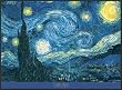Vincent Van Gogh (The Starry Night) Framed Art Poster Print - 24" X 36"