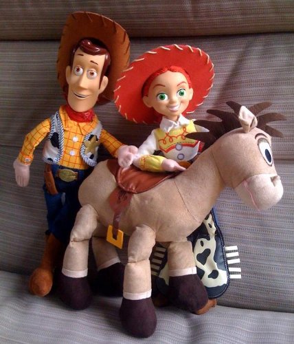 HUGE 18 Disney Toy Story Bullseye Jessie & Woody Plush dolls