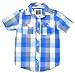 Search : Company 81 "Blue & Gray Plaid" Big Boys S/S Button-Down Shirt