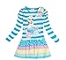 Clearance Sale Coralup Little Girls Long Sleeve Skirt Cotton Dress