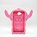 3D pink Stitch & Lilo Soft Silicone Case Cover For Smart Mobile Phones (ZTE zmax Z970)