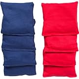 Tailgate360 Corn Hole and Bean Bag Toss Size Bean Bags, 8 Pack