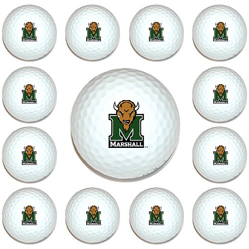 Marshall Thundering Herd Dozen Pack Of Golf Balls From Team Golf