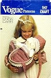 Vogue 547 Vintage Sewing Pattern Doll Carrier Coverlet