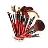 SHANY Professional Cosmetic Brush Set with Pouch (Color May Vary), 12-Pieces