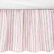 Carters Everyday Easy Dust Ruffle, Pink/Green/Brown
