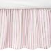 Carters Everyday Easy Dust Ruffle, Pink/Green/Brown