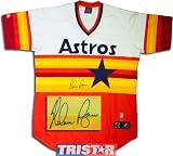 Nolan Ryan Autographed/Hand Signed Majestic Houston Astros Rainbow Authentic Jersey