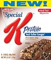 Kellogg's Special K Protein Meal Bar Chocolatey Chip, 6-Count Boxes (Pack of 3)