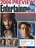 Entertainment Weekly January 27, 2006 Johnny Depp/Pirates of the Caribbean2 & Brandon Routh/Superman Returns, 2006 Preview, Stephen King - 1st two chapters of Cell