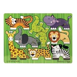 Zoo Mix 'N Match Peg Puzzle By Melissa & Doug