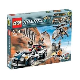 LEGO Agents 8634: Mission 5: Turbocar Chase