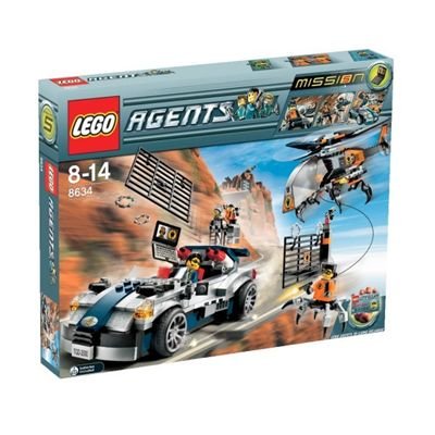 Lego - 8634 - Jeu de construction - Agents - Mission 5: La poursuite en voiture turbo