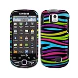 iNcido Brand Samsung Intercept Moment 2 M910 Cell Phone Rainbow Zebra Prote ....