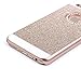 iphone 7 Plus Case,ARSUE (TM) Luxury Hybrid Beauty Crystal Rhinestone With Gold Sparkle Glitter PC Hard Protective Diamond Case Cover For iphone 7 Plus [5.5inch] (Gold / Bling)