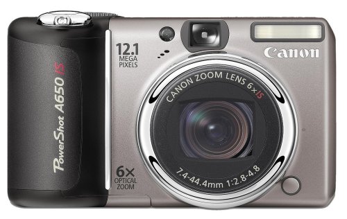 City Travel Guides Discounted  Kamera & Foto : Canon Powershot A650 IS Digitalkamera (12,1 Megapixel, 6x optischer Zoom, dreh-und schwenkbares 2,5-Zoll Display)