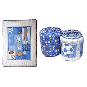 Luvable Friends 4-Piece Bedding Set - Sports Theme