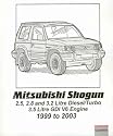 Pocket Mechanic for Mitsubishi Shogun/Pajero/Montero, 3.5 Litre GDI, 2.5, 2.8, 3.2 Litre Diesel: 1999-2003