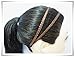 H1814 Dark Brown Headband Leatherette Double Braid Stretch Elastic by Fonza Shop