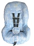 Babble Chic Organic Toddler Car Seat Cover - Delightful Swirl