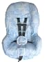 Babble Chic Organic Toddler Car Seat Cover - Delightful Swirl