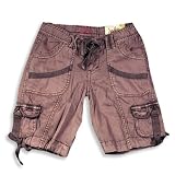 Jade - Girls Low Rise Woven Bermuda Short, Brown