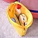Happy Hours - Creative Shockproof Digital Storage Bag Pouch / Multifunction Makeup Smartphone Charger Headset Data Cable Case for Travel and Daily(Yellow)