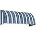 Awntech 6-Feet Savannah Window/Entry Awning, 44-Inch Height by 36-Inch Diameter, Navy/Gray/White