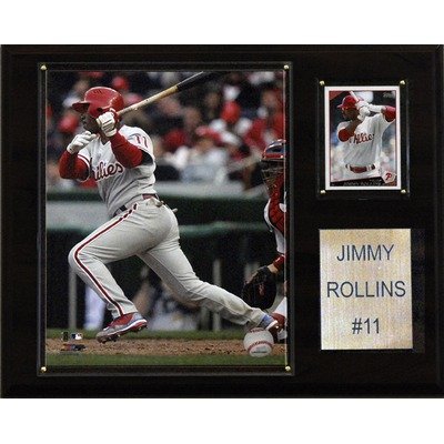 MLB Philadelphia Phillies Jimmy Rollins Player Plaque