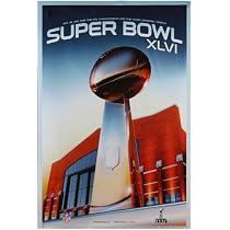 NFL Super Bowl XLVI 24'' x 36'' Poster