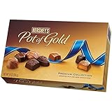 Hershey's Pot of Gold Assorted Milk and Dark Chocolates Premium Collection, 10-Ounce Box