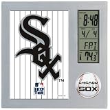 MLB Chicago White Sox Digital Desk Clock