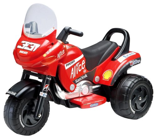 Childrens Toyshop  Toys : PEG PEREGO GRINTA XL DUCATI ELECTRIC TRIKE SCOOTER