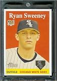 2007 Topps Heritage Baseball Card # 56 Ryan Sweeney RC - Rookie Card ? Chicago White Sox - Mint Condition - In Protective Display Case
