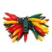 50 Light Chile Pepper Light String, Opaque Red, Green, Yellow