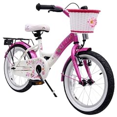 bike*star 40.6cm (16 Zoll) Kinder-Fahrrad - Farbe Pink & Wei�