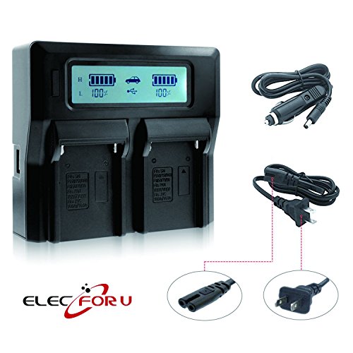 En-el15 dual digital battery charger with lcd screen, e…
