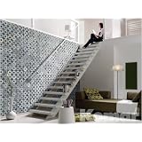 Brewster 8-701 Komar Wall Mural with Paste Metal Rings, 12-Ft 1-Inch by 8-Ft 4-Inch