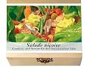 SALADE NICOISE Gew&uuml;rz - Kasten f&uuml;r leichten Genuss. 8 Gew&uuml;rze befinden sich in einer dekorativen Holzkiste. -- Beinhaltet die Geschichte des Gerichtes, eine Inhaltsbeschreibung der Gew&uuml;rze, das Originalrezept und eine Einkaufliste. Ein ideales Geschenk f&uuml;r Kochk&uuml;nstler & Hobbyk&ouml;che, solche, die es werden wollen und alle, die neugierig auf fremde Welten sind. Ma&szlig;e: 11,4 x 9,5 cm, 3,4 cm hoch