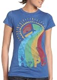 Junk Food Juniors' Hope Heather Short Sleeve Basic Tee