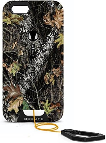 Beeline Cell Phone Protective iPhone 6/6S Case w/ 30" Retractable Carabiner (Mossy Oak)