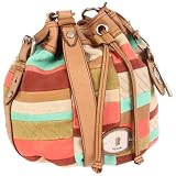 Fossil Womens Maddox Patchwork Drawstring ZB4864 Ho