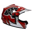 WOW Motocross Youth ATV Dirt Bike Red Spider MX Helmet