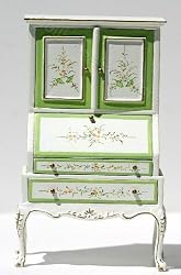 SaLe!!! Miniature Fine Furniture Handpainted Desk and Chair Set