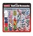 Altai Darts Accessory card with 30 Flight sets and 30 Assorted sets of Stems