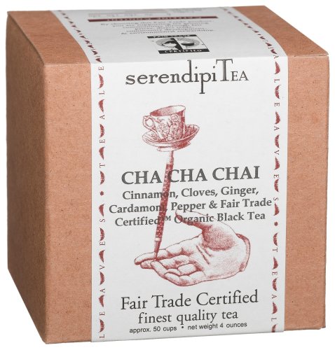 SerendipiTea Cha Cha Chai, Cinnamon, Cloves, Ginger, Cardamom, Pepper & Organic Black... by SerendipiTea