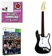 Mad Catz Rock Band 3 Guitar Bundle - Red Hot Chili Peppers Bonus Tracks, Full Game, and Fender Stratocaster Guitar Controller for Xbox 360