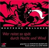 Wer reitet so sp�t durch Nacht und Wind, 1 Audio-CD